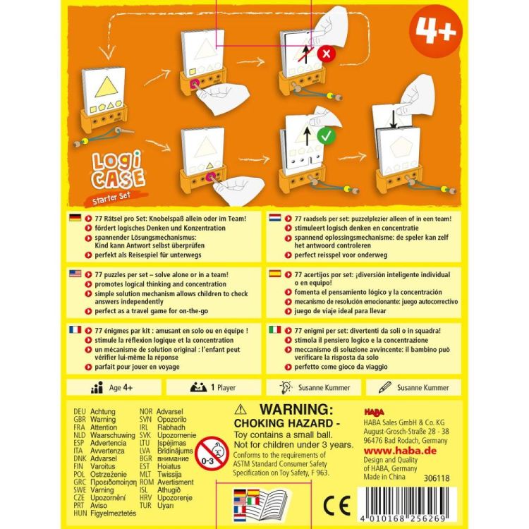 Haba LogiCASE Starterset 4+ (1306118001) - SPADT - speelgoed met advies