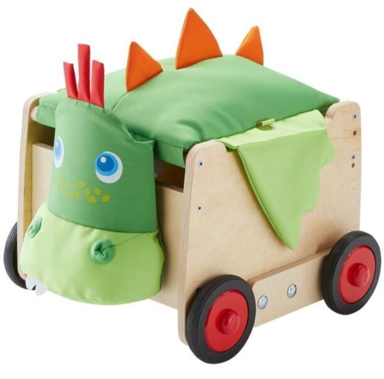 Haba Loopwagen Drakenbox (306693) - SPADT - speelgoed met advies