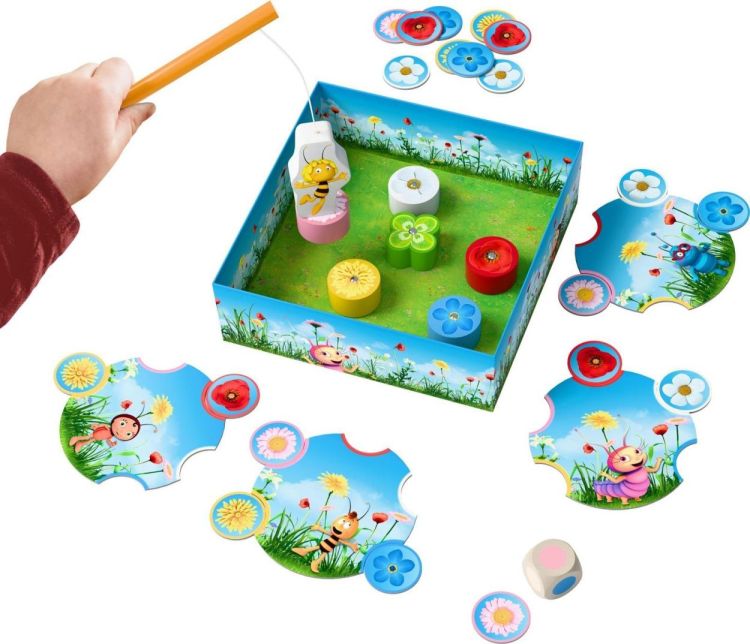 Haba Mijn Eerste Spellen 'Maya De Bij Bloemen Hengelen' (2014495002) - SPADT - speelgoed met advies