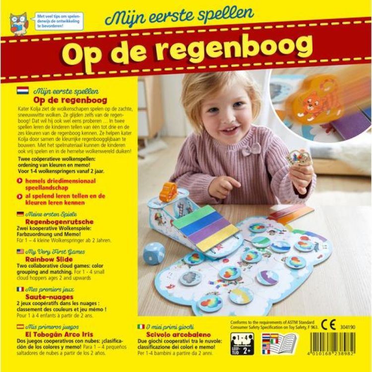 Haba Mijn Eerste Spellen - Op de Regenboog (NL Handleiding) (304189) - SPADT - speelgoed met advies