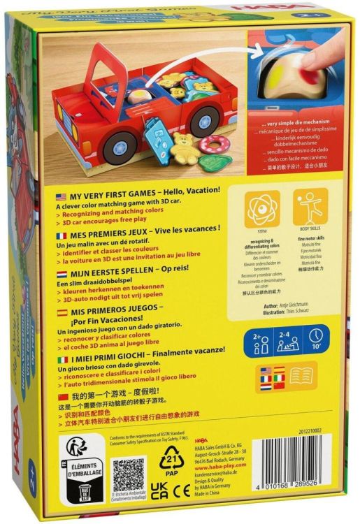 Haba Mijn Eerste Spellen 'Op reis' (2012210002) - SPADT - speelgoed met advies