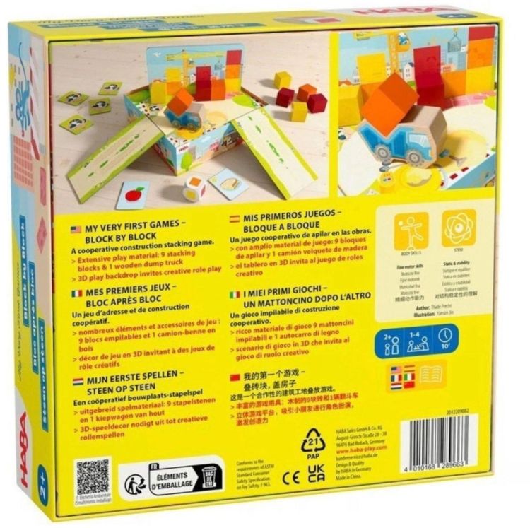 Haba Mijn Eerste Spellen 'Steen op Steen' (2012209002) - SPADT - speelgoed met advies