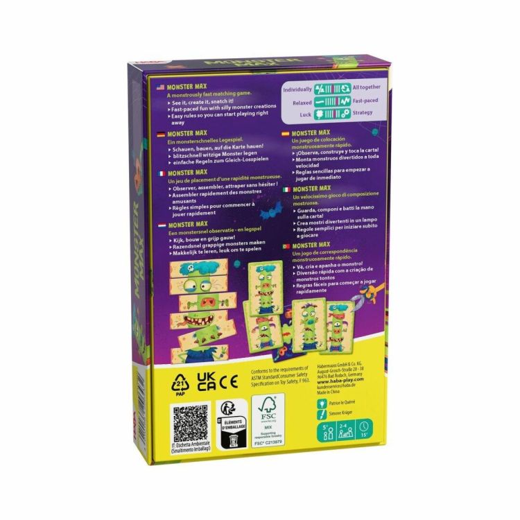 Haba Monster Max (2013188001) - SPADT - speelgoed met advies