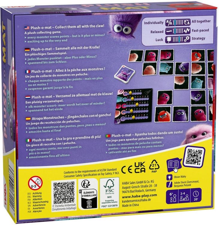Haba Pluch-O-Mat (2013174001) - SPADT - speelgoed met advies