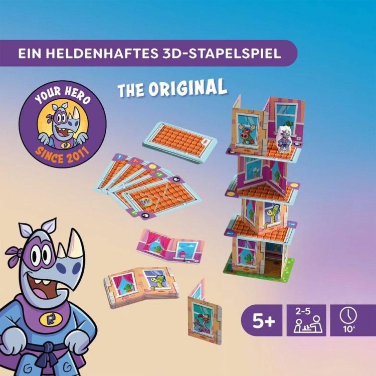 Haba Rhino Hero The Original (2013172001) - SPADT - speelgoed met advies