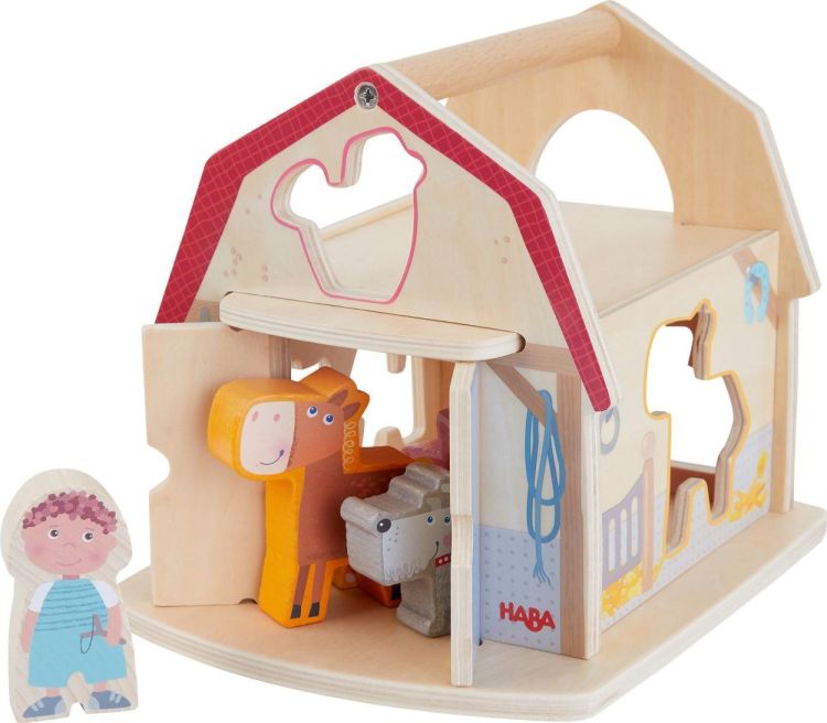 Haba Sorteerbox 'Boerderij' (306625) - SPADT - speelgoed met advies