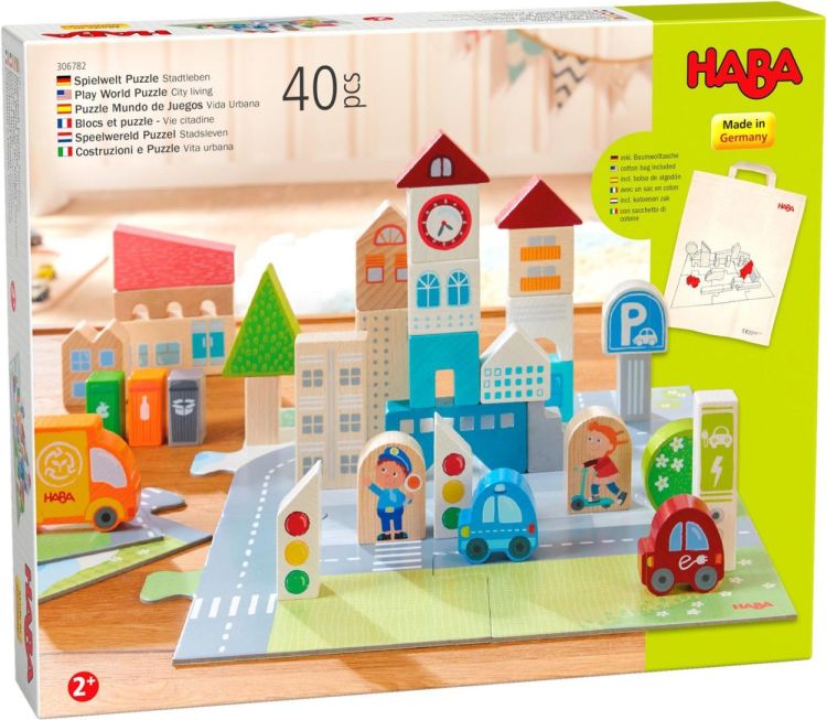 Haba Speelwereld Puzzel Stadsleven (306782) - SPADT - speelgoed met advies