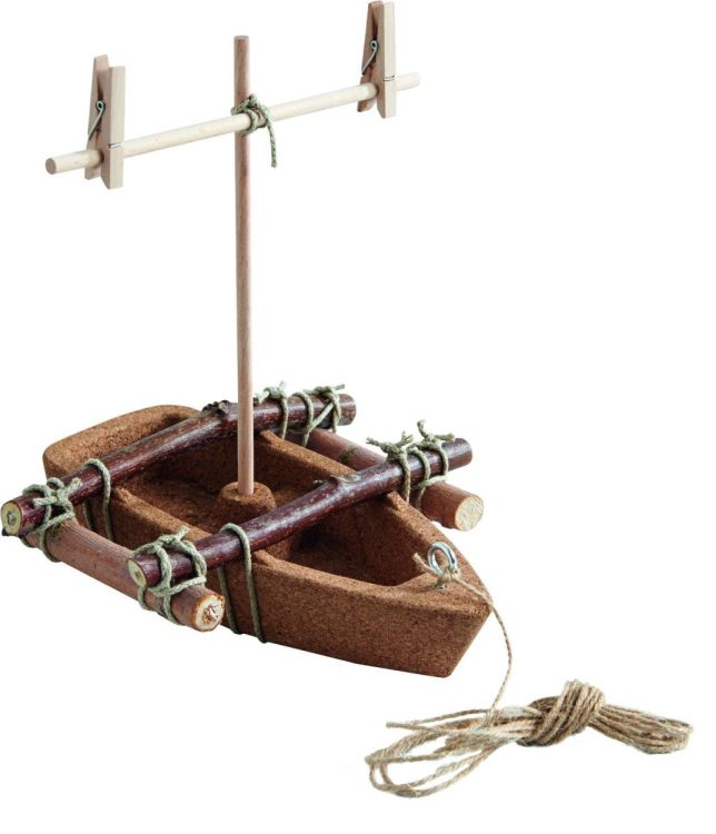 Haba Terra Kids Bouwpakket Kurken Boot (304244) - SPADT - speelgoed met advies