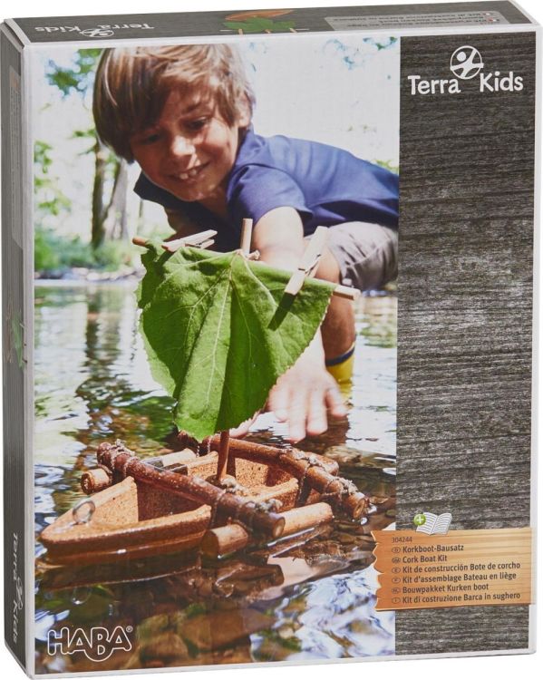 Haba Terra Kids Bouwpakket Kurken Boot (304244) - SPADT - speelgoed met advies