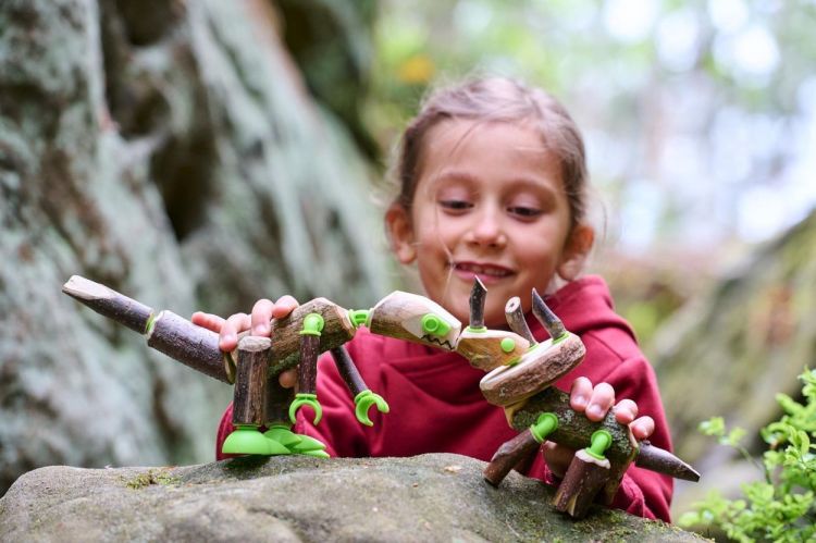 Haba Terra Kids Connectors 'Dinosaurussen' (306309) - SPADT - speelgoed met advies