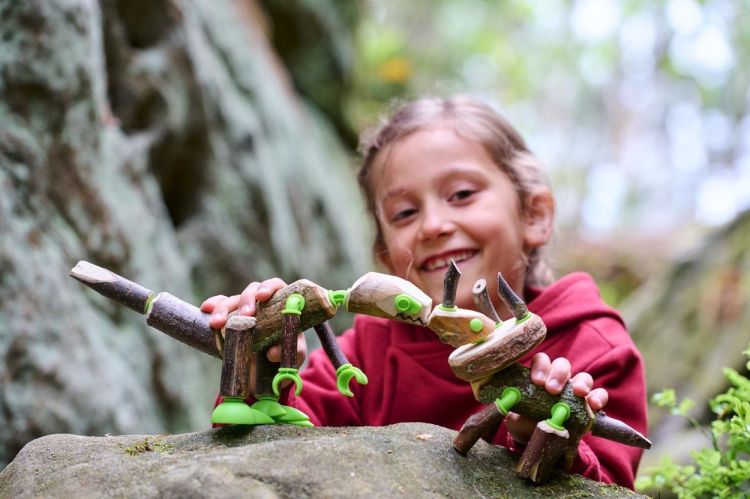 Haba Terra Kids Connectors 'Dinosaurussen' (306309) - SPADT - speelgoed met advies