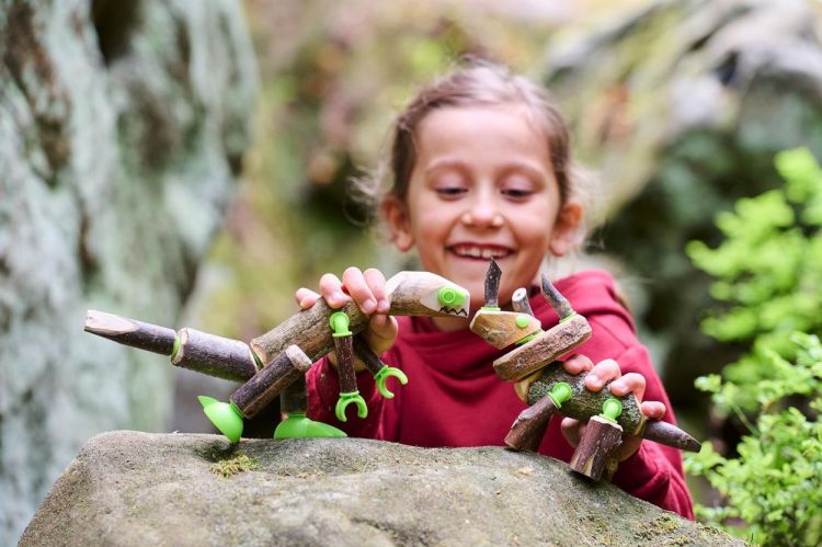 Haba Terra Kids Connectors 'Dinosaurussen' (306309) - SPADT - speelgoed met advies