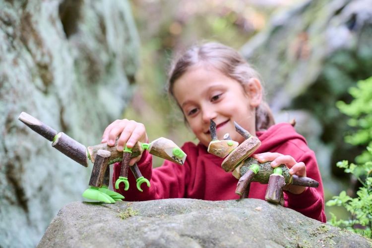 Haba Terra Kids Connectors 'Dinosaurussen' (306309) - SPADT - speelgoed met advies