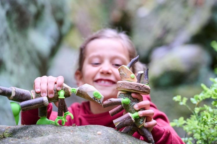 Haba Terra Kids Connectors 'Dinosaurussen' (306309) - SPADT - speelgoed met advies