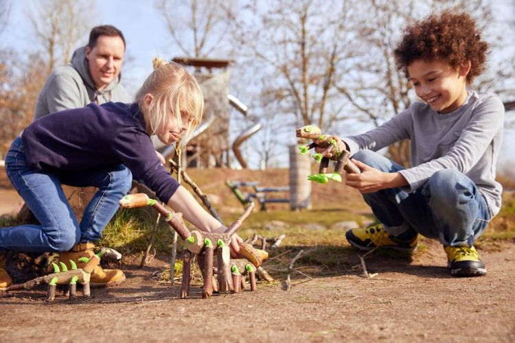 Haba Terra Kids Connectors 'Dinosaurussen' (306309) - SPADT - speelgoed met advies