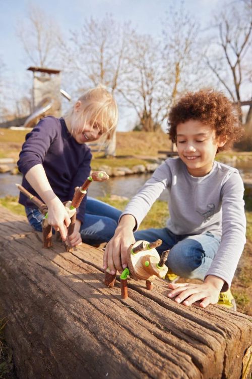 Haba Terra Kids Connectors 'Dinosaurussen' (306309) - SPADT - speelgoed met advies