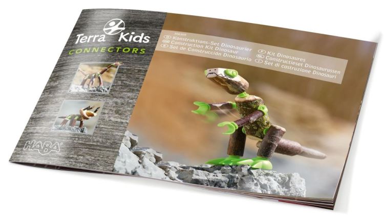 Haba Terra Kids Connectors 'Dinosaurussen' (306309) - SPADT - speelgoed met advies