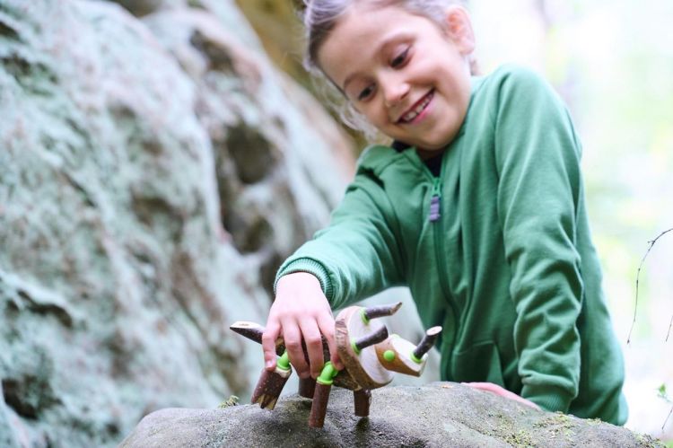 Haba Terra Kids Connectors 'Dinosaurussen' (306309) - SPADT - speelgoed met advies