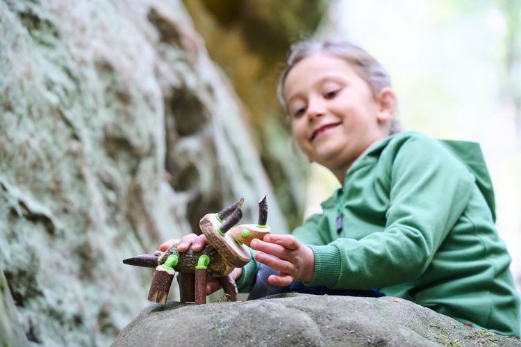 Haba Terra Kids Connectors 'Dinosaurussen' (306309) - SPADT - speelgoed met advies