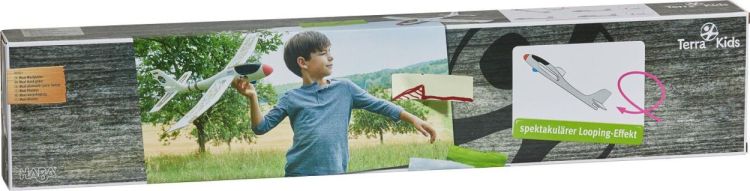 Haba Terra Kids Werpvliegtuig MAXI (1303521001) - SPADT - speelgoed met advies