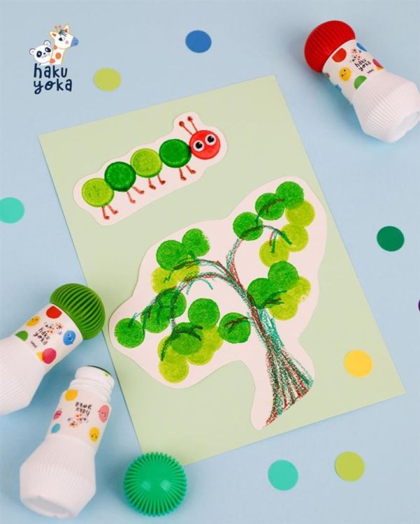 Haku Yoka Dot Markers Pastel (7333127) - SPADT - speelgoed met advies