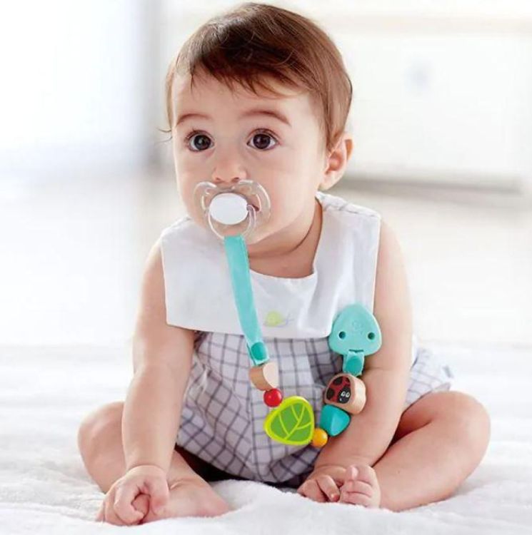 Hape Fopspeenclip Lieveheersbeestje (E0020) - SPADT - speelgoed met advies