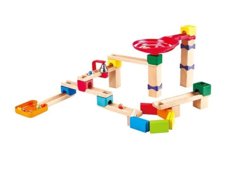 Hape Knikkerbaan 'Domino Rally Block Set' (50) (E1102) - SPADT - speelgoed met advies