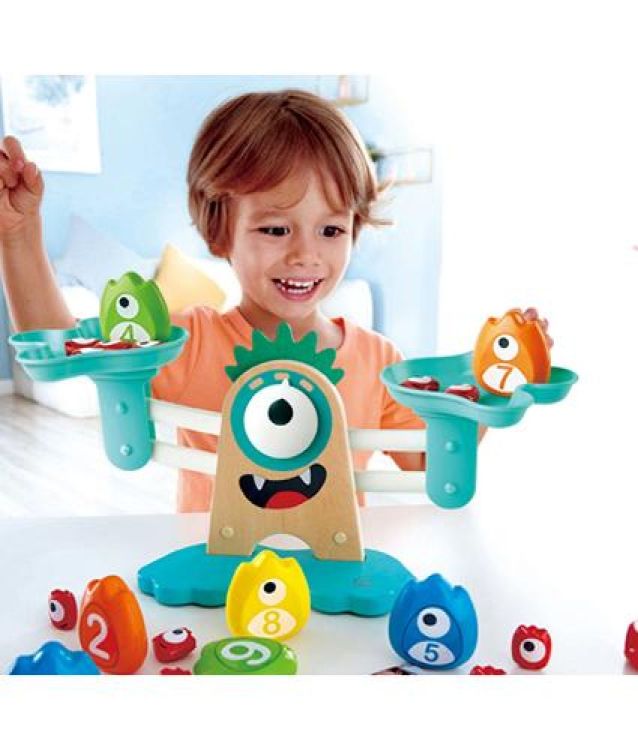 Hape Monster Reken Weegschaal (E0511) - SPADT - speelgoed met advies