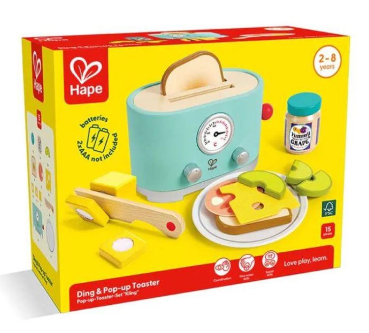 Hape Pop-Up Broodrooster (E3215) - SPADT - speelgoed met advies