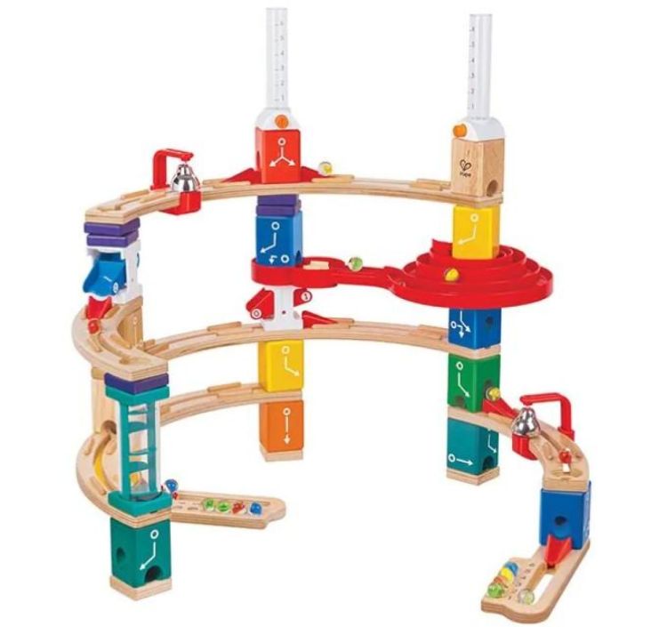 Hape Quadrilla Knikkerbaan 'Advanced Coding Set' (E6029) - SPADT - speelgoed met advies