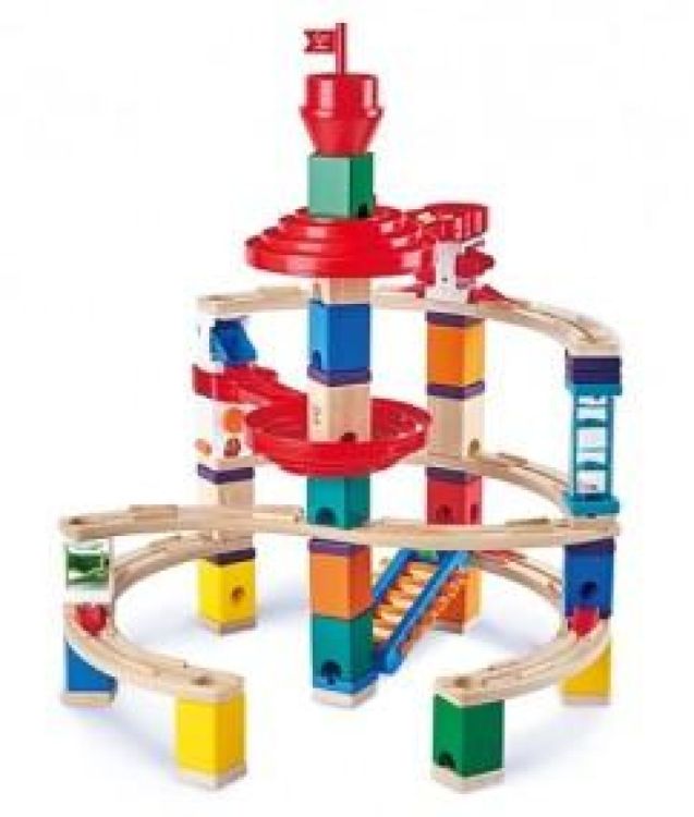 Hape Quadrilla Knikkerbaan 'Super Spirals' (E6024) - SPADT - speelgoed met advies