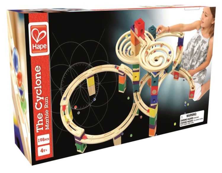 Hape Quadrilla Knikkerbaan 'The Cyclone' (E6008) - SPADT - speelgoed met advies