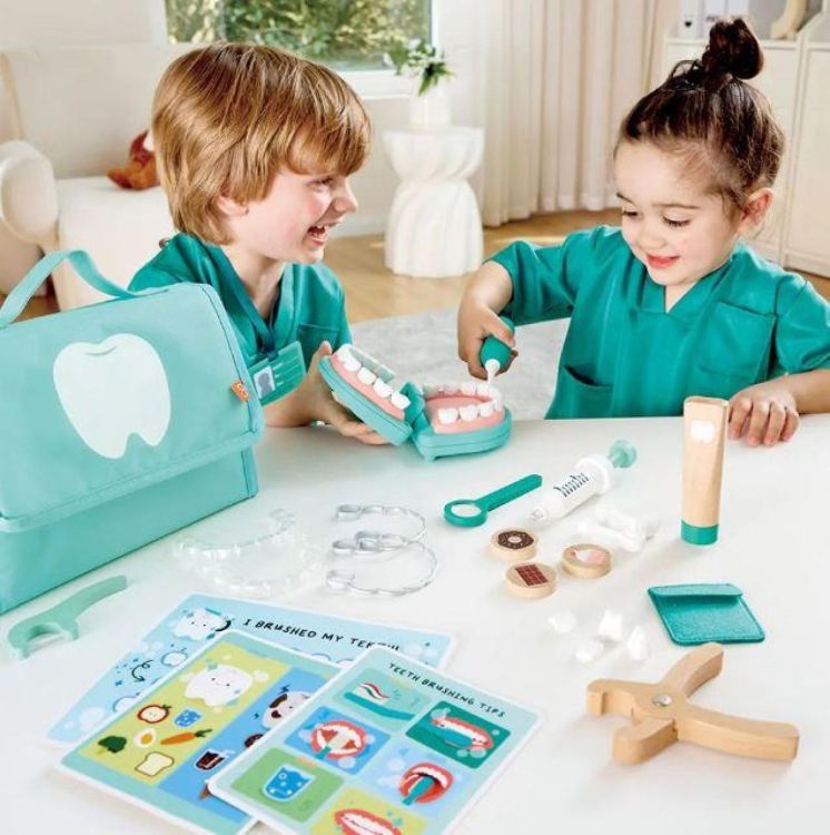 Hape Tandarts Rollenspel Set (E3227) - SPADT - speelgoed met advies