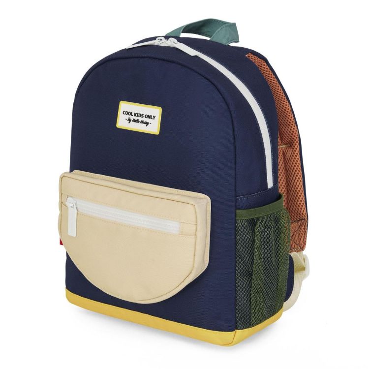 Hello Hossy Mini Dark Blue Rugzak (2-5) (SAC-M-025-2-5ANS) - SPADT - speelgoed met advies