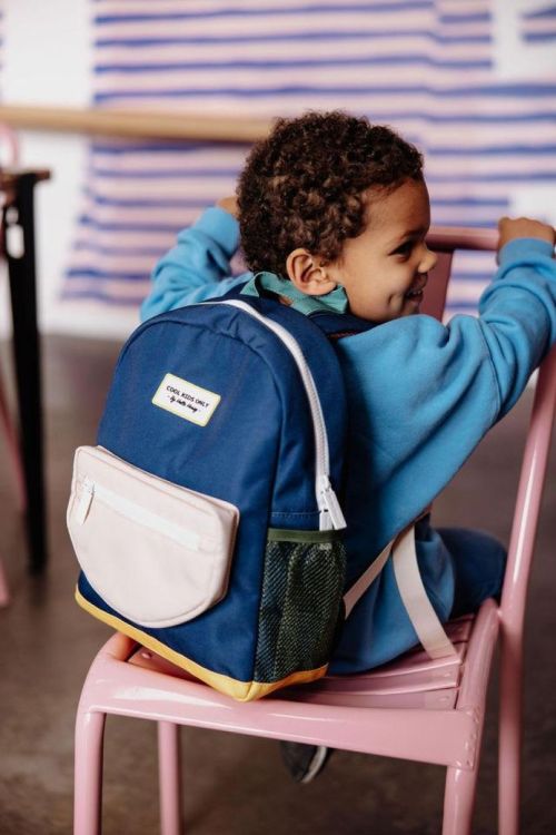 Hello Hossy Mini Dark Blue Rugzak (2-5) (SAC-M-025-2-5ANS) - SPADT - speelgoed met advies