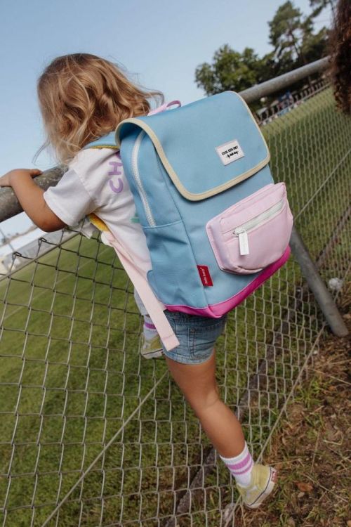 Hello Hossy Mini Sky Blue Rugzak (6+) (SAC-M-029-6ANS) - SPADT - speelgoed met advies