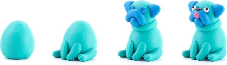 Hey Clay Mopshond (30122) - SPADT - speelgoed met advies