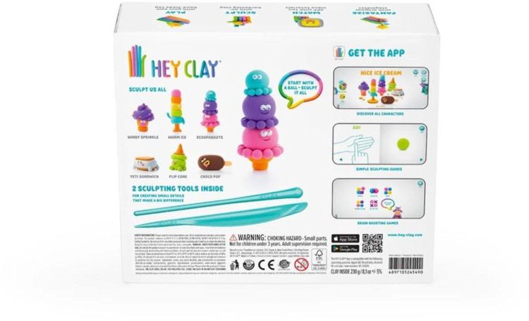 Hey Clay Nice Ice Cream (15029) - SPADT - speelgoed met advies