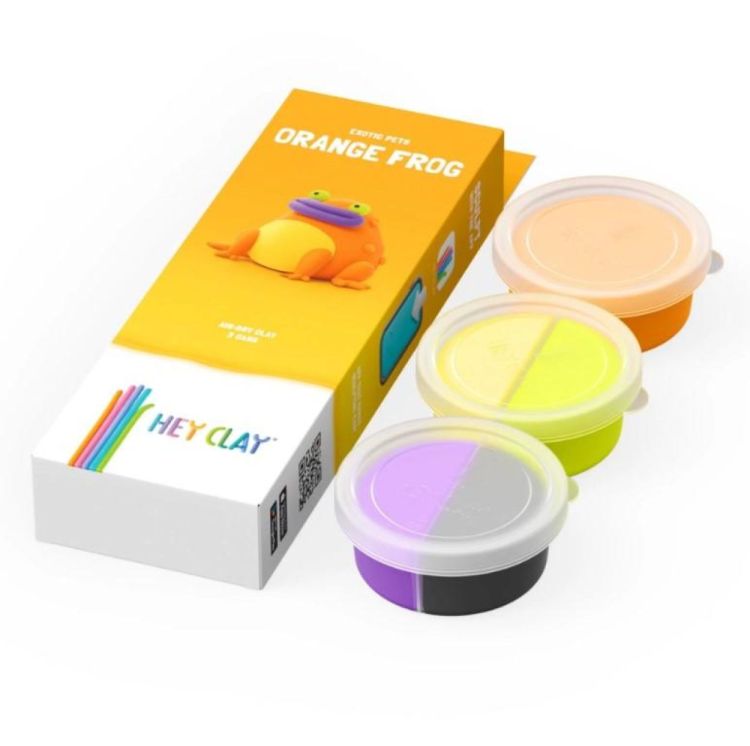 Hey Clay Orange Frog (30124) - SPADT - speelgoed met advies