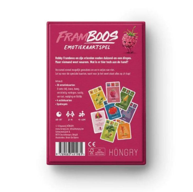 Höngry Framboos Emotiekaartspel () - SPADT - speelgoed met advies