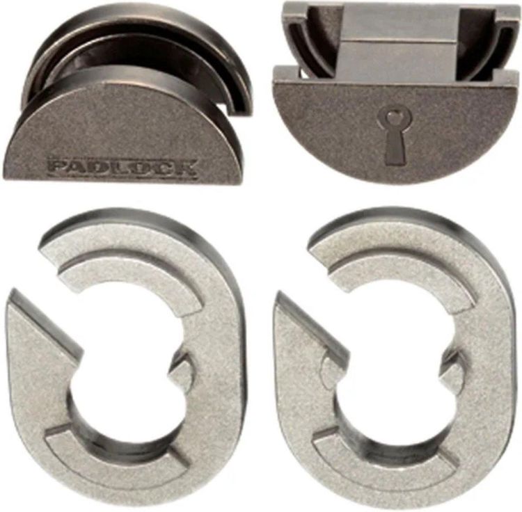 Huzzle Huzzle Cast Puzzle 'Padlock' (niv.5) (515095) - SPADT - speelgoed met advies