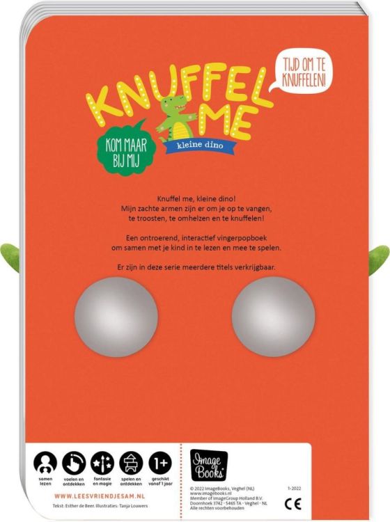 Image Books Boekje 'Knuffel me, kleine Dino' (OC927655) - SPADT - speelgoed met advies