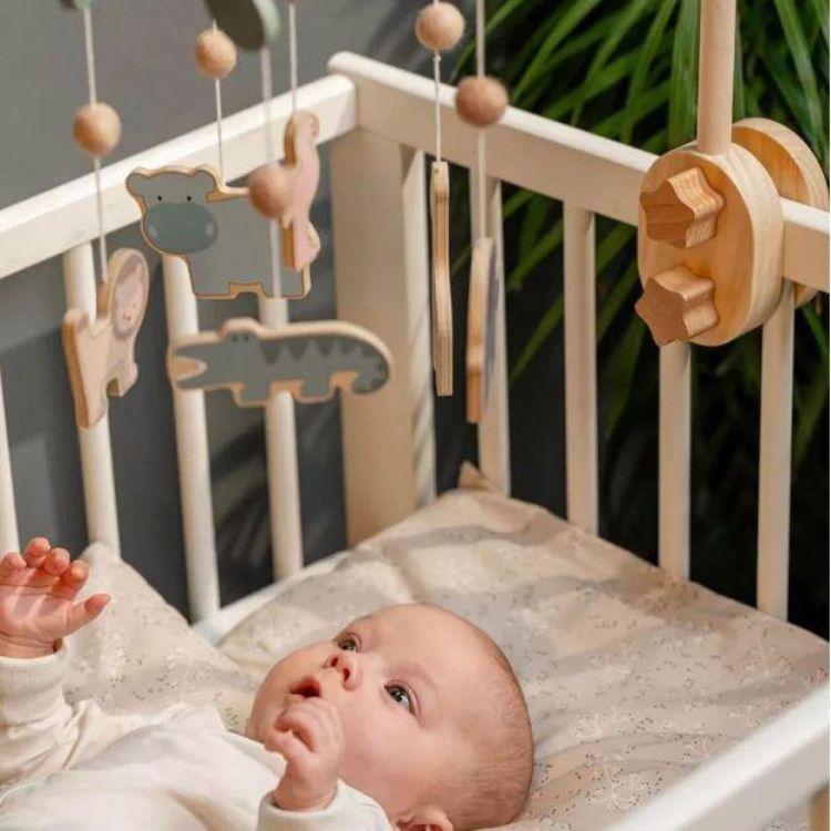 Jabadabado Houten Mobiel Safari (T310) - SPADT - speelgoed met advies