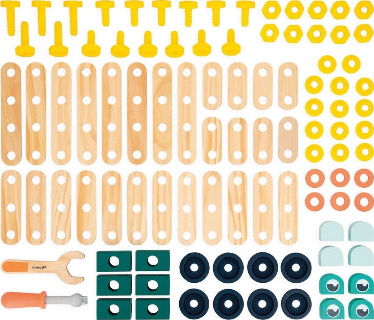 Janod Brico'Kids (100 stuks) (J06454) - SPADT - speelgoed met advies