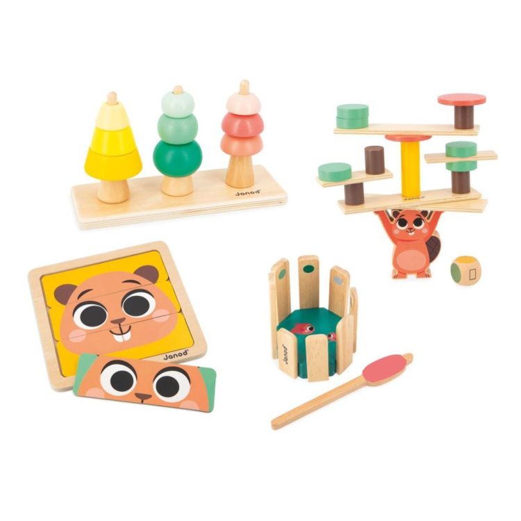 Janod Houten 36 Maanden Doos (J04066) - SPADT - speelgoed met advies