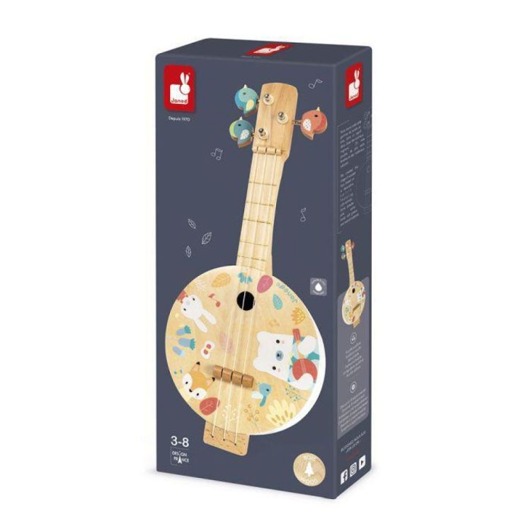 Janod Houten Banjo (J05160) - SPADT - speelgoed met advies