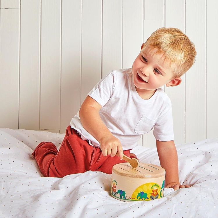 Janod Houten Drum (J07650) - SPADT - speelgoed met advies