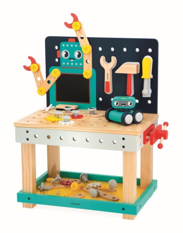 Janod Houten Robot Werkbank (J06457) - SPADT - speelgoed met advies