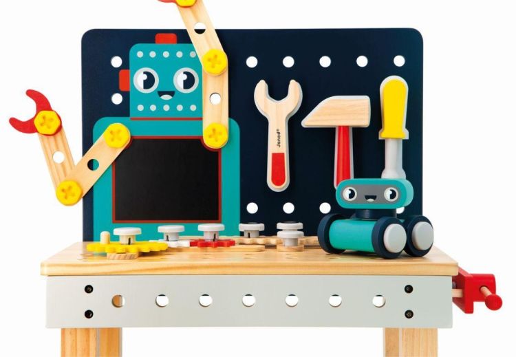 Janod Houten Robot Werkbank (J06457) - SPADT - speelgoed met advies