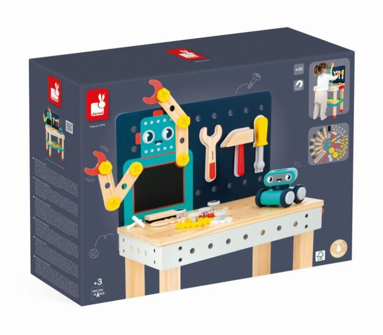 Janod Houten Robot Werkbank (J06457) - SPADT - speelgoed met advies